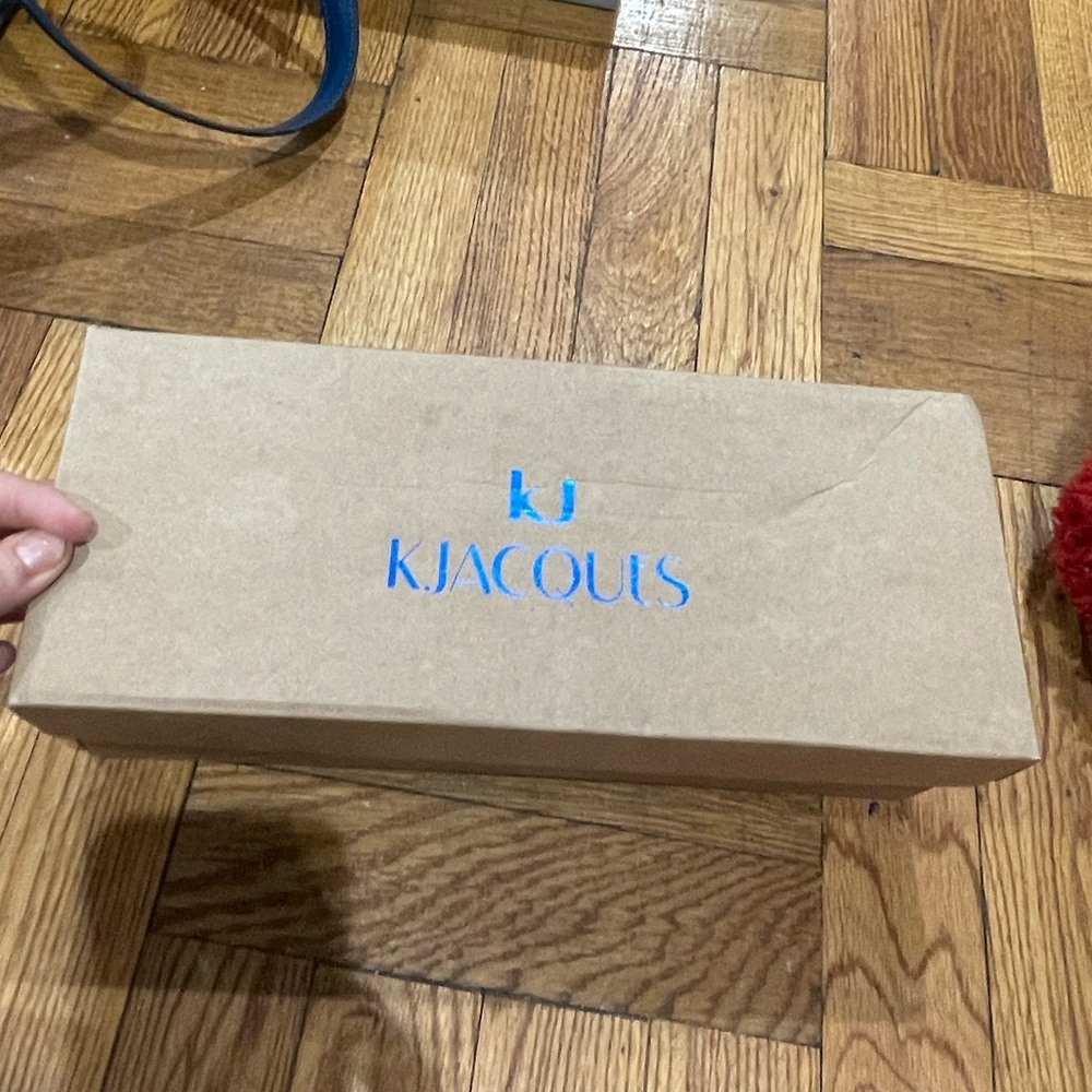 K.Jacques French Handcrafted Leather Slingback Sandals from St.Tropez (US 7) NWT - Picture 7 of 8